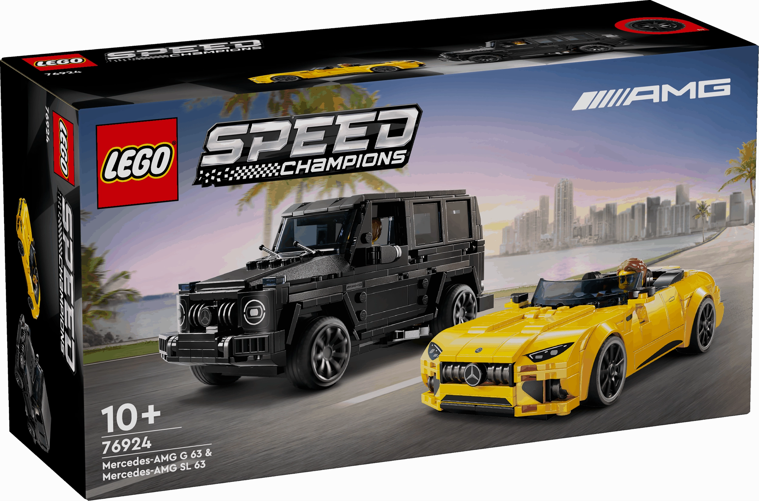 Lego Speed Champions 76924 Mercedes-AMG G 63 & Mercedes SL 63 Ages 10 