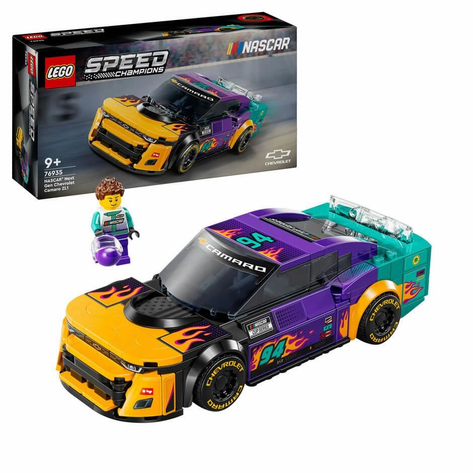 LEGO Speed Champions 76935 NASCAR Next Gen Chevrolet Camaro ZL1 Age 9 