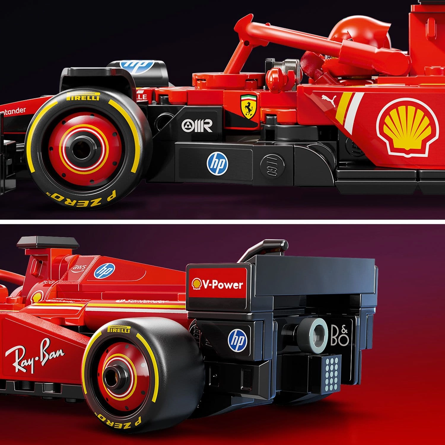 Lego Speed Champions 77242 Ferrari SF-24 F1 Race Car for Ages 10 & Up