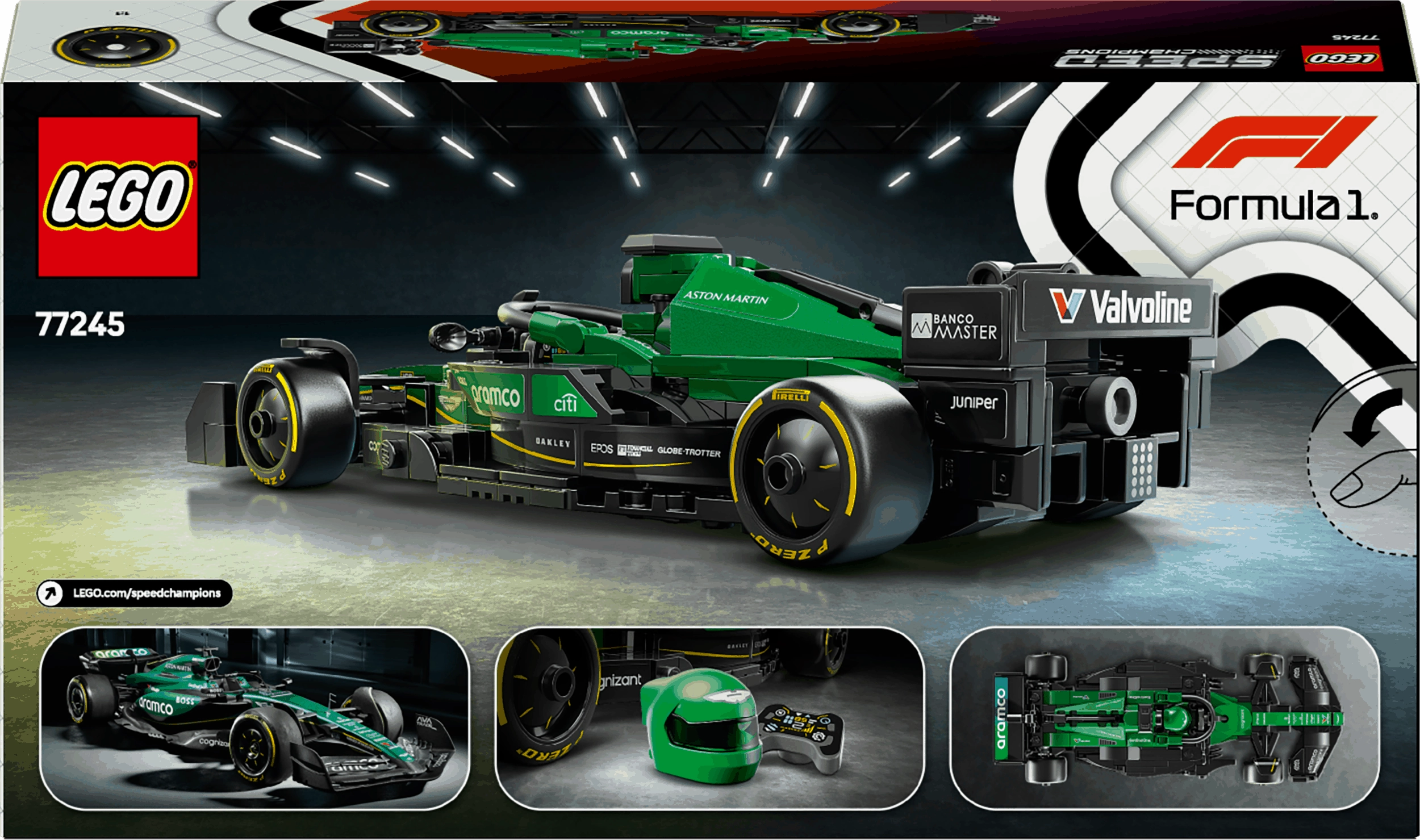Lego Speed Champions 77245 Aston Martin Aramco F1 AMR24 for Ages 10 
