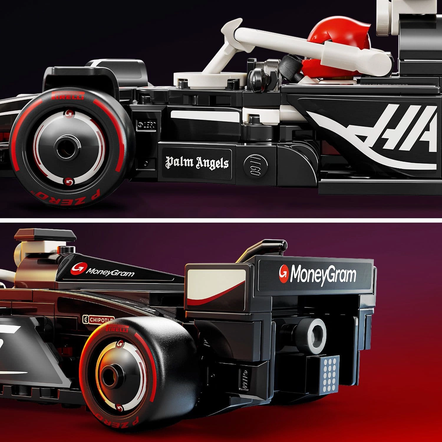 Lego Speed Champions 77250 MoneyGram Haas F1 Team VF-24 Race Car 10 