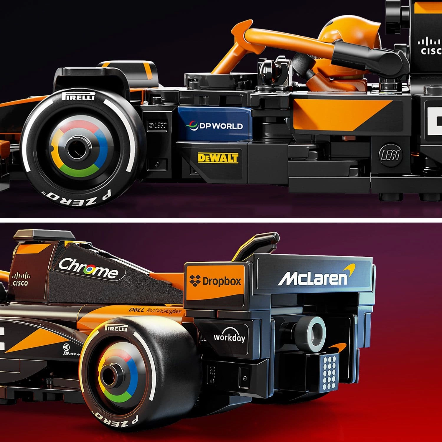 Lego Speed Champions 77251 McLaren F1 Team MCL38 Race Car for Ages 10 