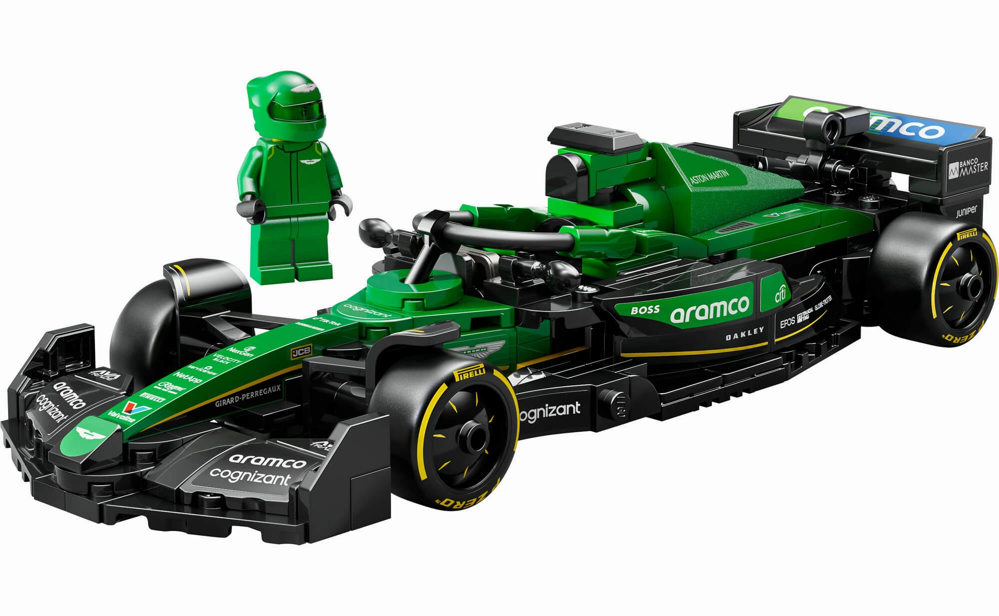 LEGO Speed Champions Aston Martin Aramco F1 AMR24 Race Car Set - 269 Piece