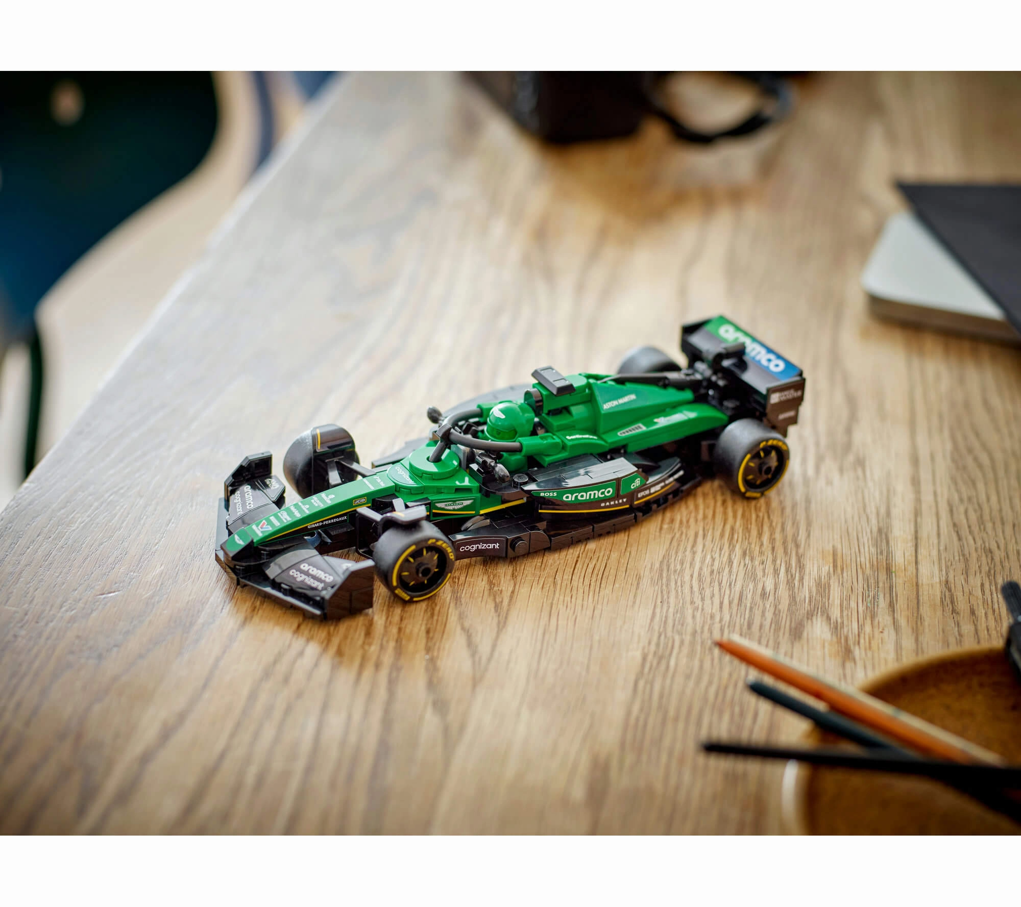 LEGO Speed Champions Aston Martin Aramco F1 AMR24 Race Car Set - 269 Piece