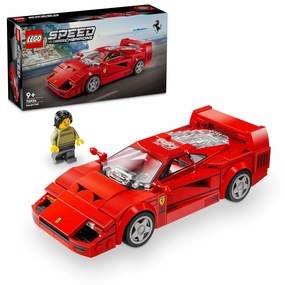 LEGO Speed Champions Ferrari F40 Supercar Vehicle Building Kit For Ages 9 
