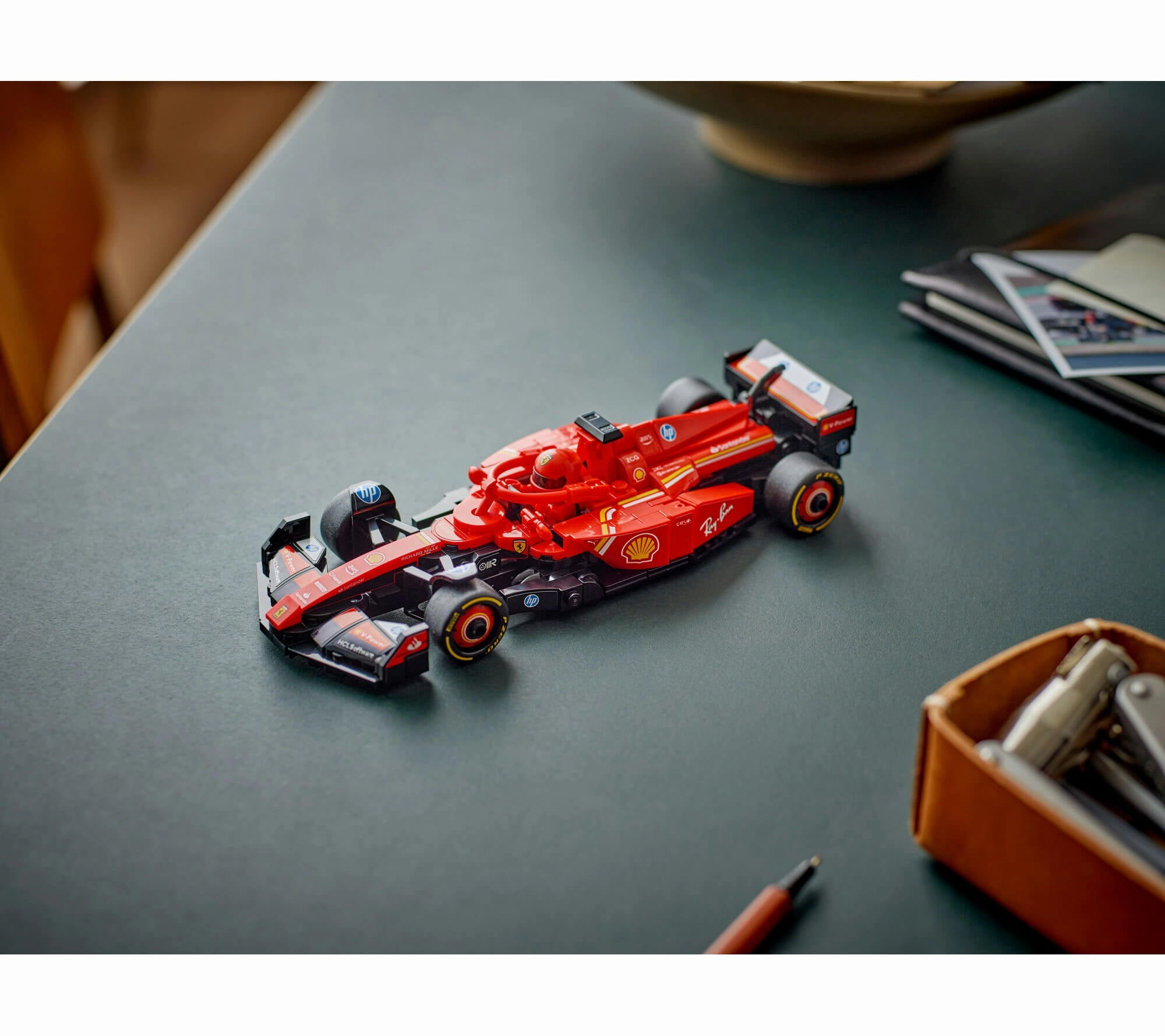 LEGO Speed Champions Ferrari SF-24 F1 Race Car Driver Set 77242 - 275 Pieces