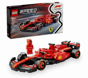 LEGO Speed Champions Ferrari SF-24 F1 Race Car Driver Set 77242 - 275 Pieces