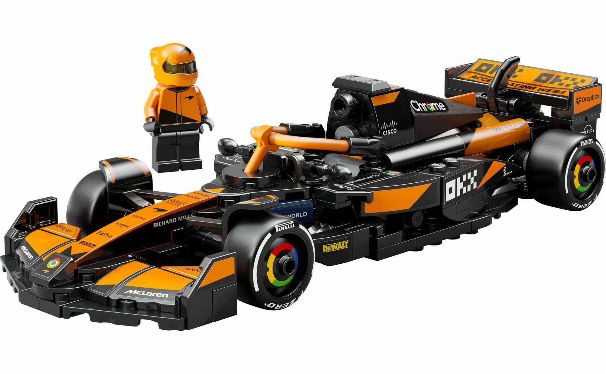 LEGO Speed Champions McLaren F1 Team MCL38 Race Car 269-Piece Set