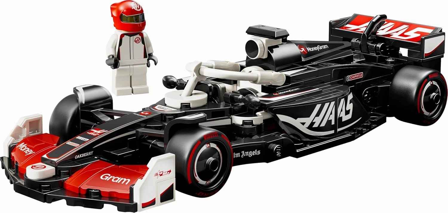 LEGO Speed Champions MoneyGram Haas F1 Team VF-24 Race Car Building Kit For Ages 10 