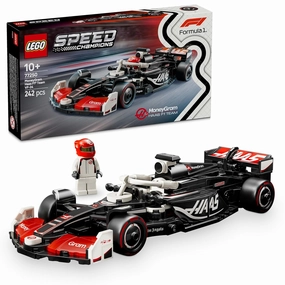 LEGO Speed Champions MoneyGram Haas F1 Team VF-24 Race Car Building Kit For Ages 10 