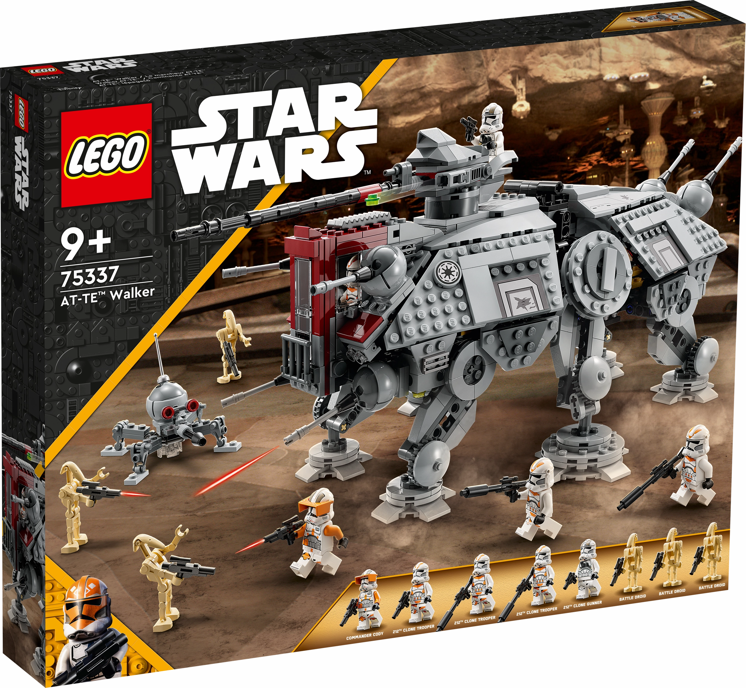 Lego Star Wars 75337 AT-TE Walker Buildable Playset for Ages 9 and Up
