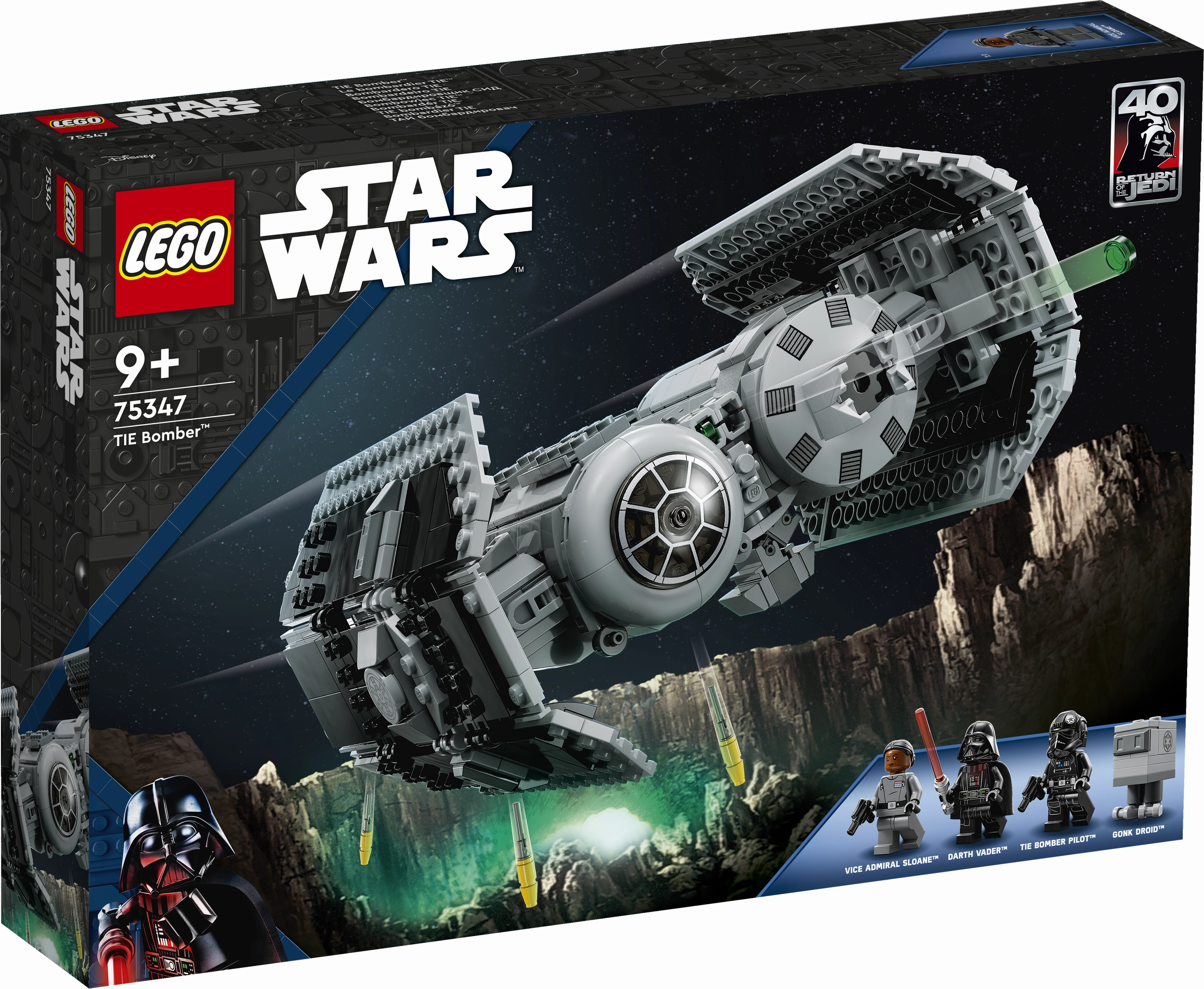 Lego Star Wars 75347 TIE Bomber Buildable Toy Playset for Ages 9 & Up