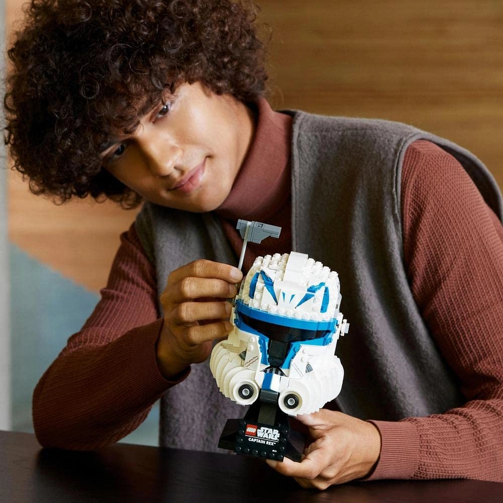 LEGO Star Wars Captain Rex Helmet Building Kit for Ages 18 