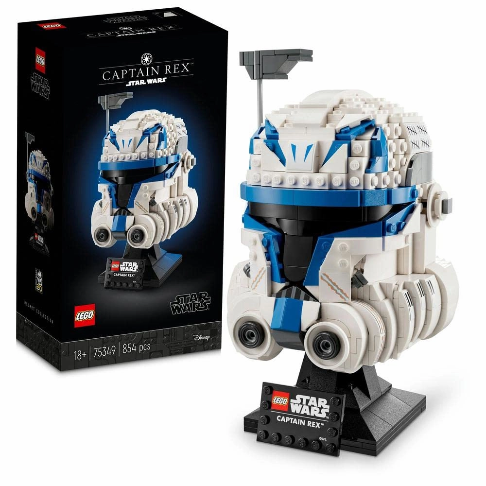 LEGO Star Wars Captain Rex Helmet Building Kit for Ages 18 
