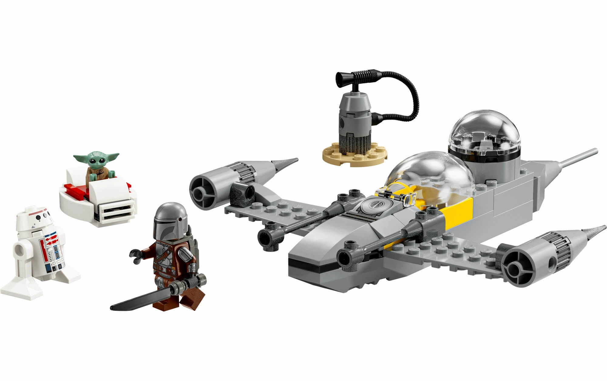 LEGO Star Wars Mando and Grogu's N-1 Starfighter Building Set 75410 - 92 Pieces