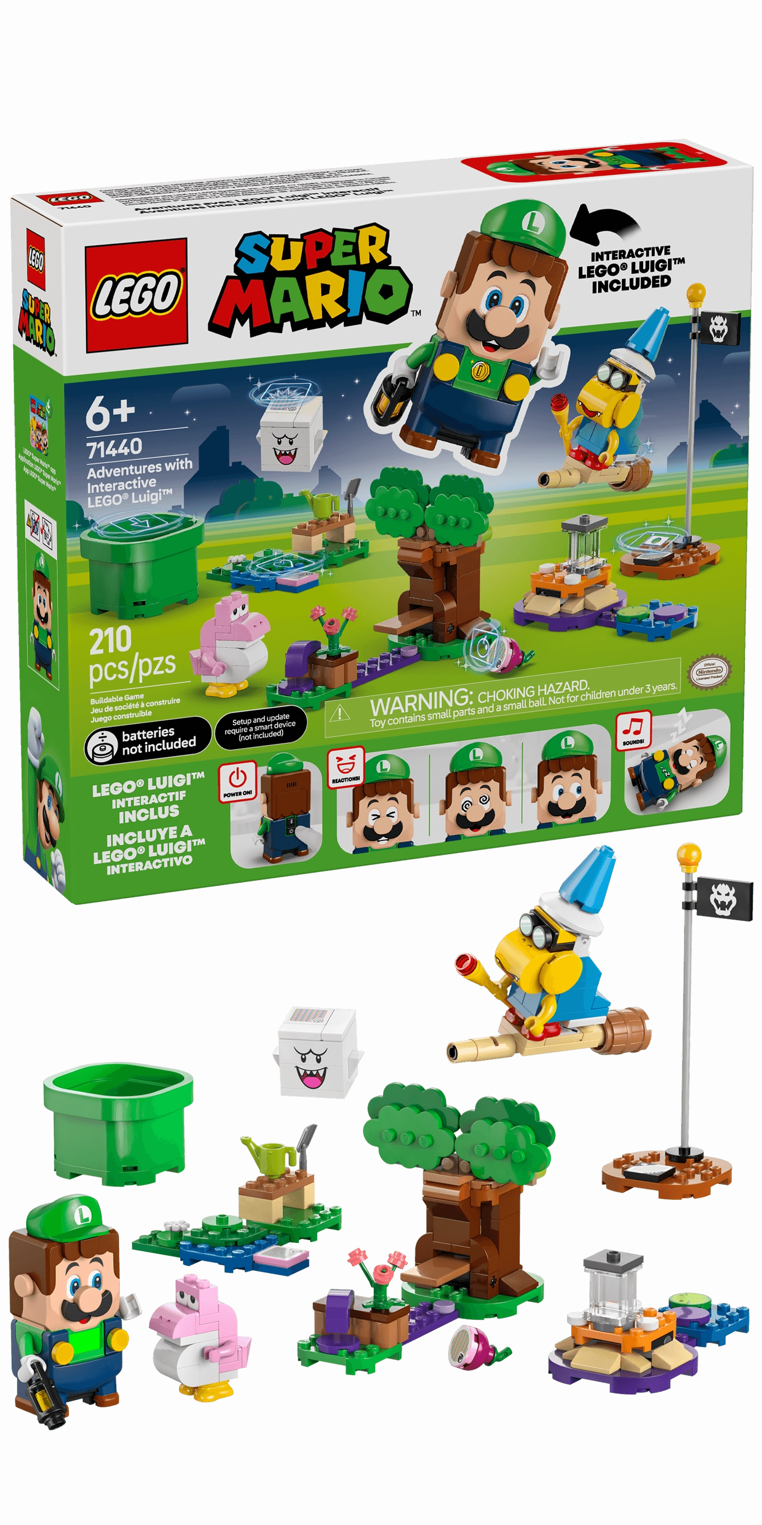 LEGO Super Mario Adventures with Interactive LEGO Luigi Set 71440