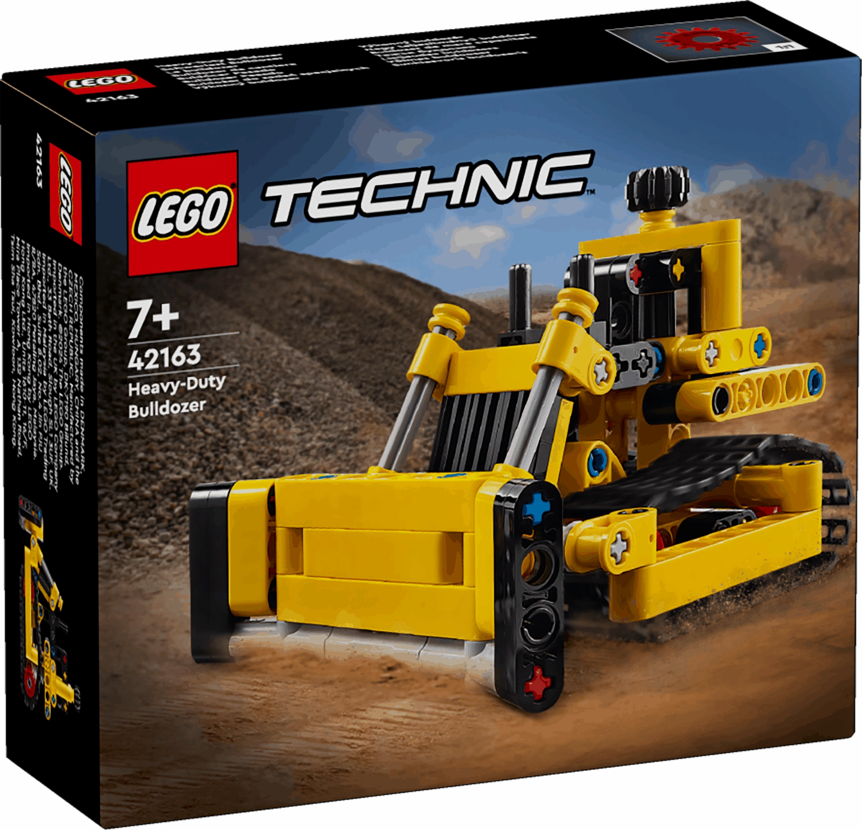 Lego Technic 42163 Heavy-Duty Bulldozer Toy Playset for Ages 7 and Up