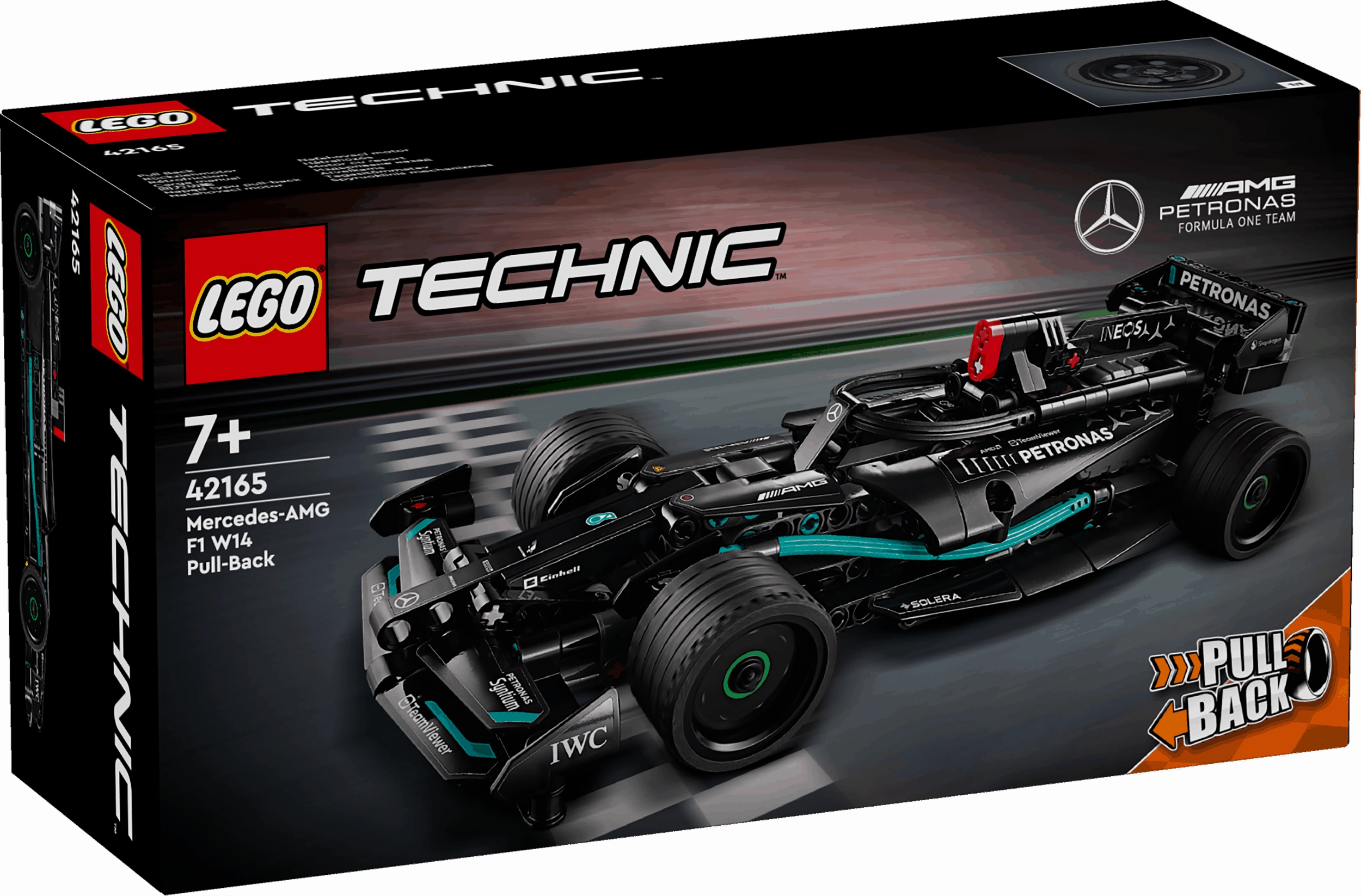 Lego Technic 42165 Mercedes-AMG F1 W14 Pull-Back Model for Ages 7 & Up