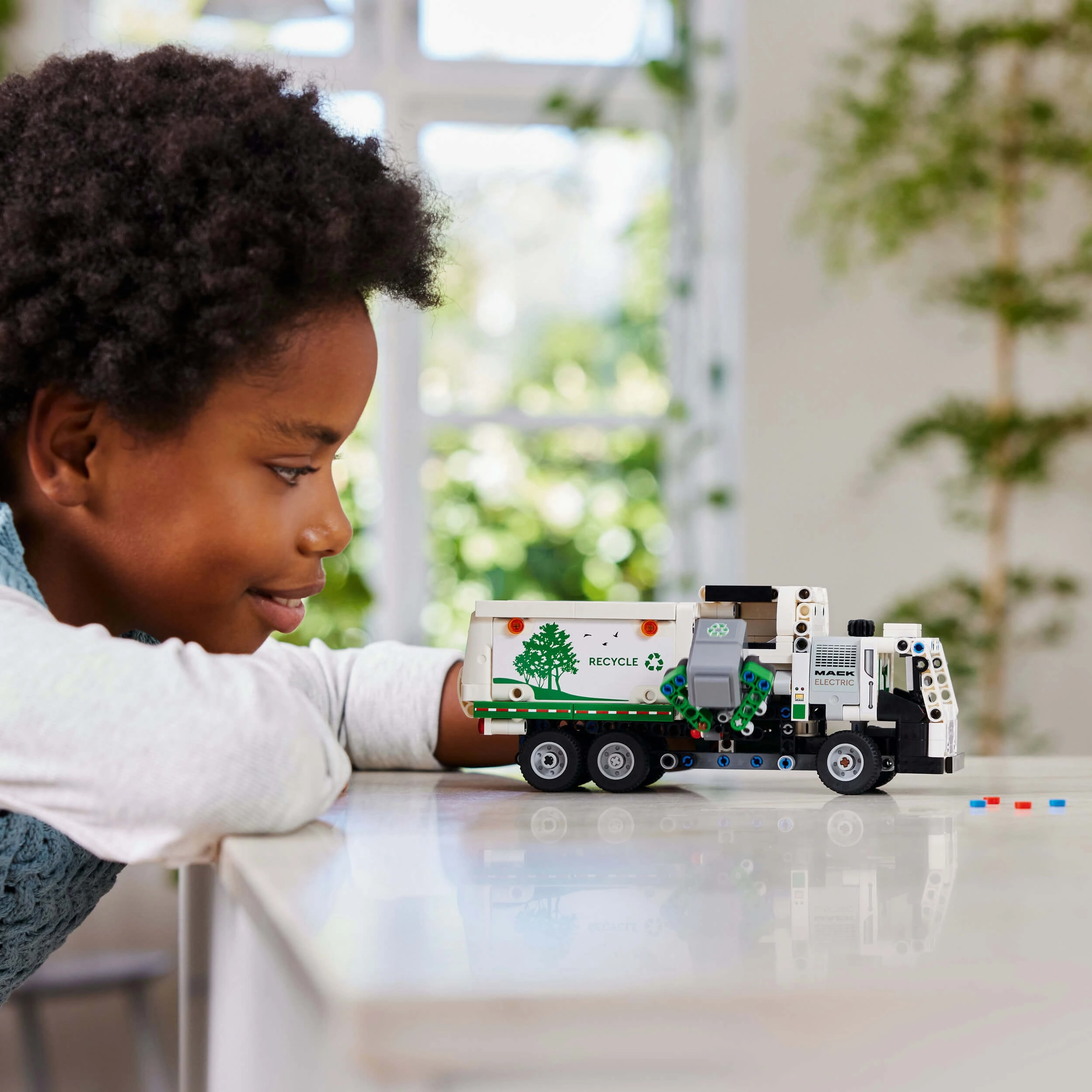 Lego Technic 42167 Mack Electric Garbage Truck Model for Ages 8 and Up