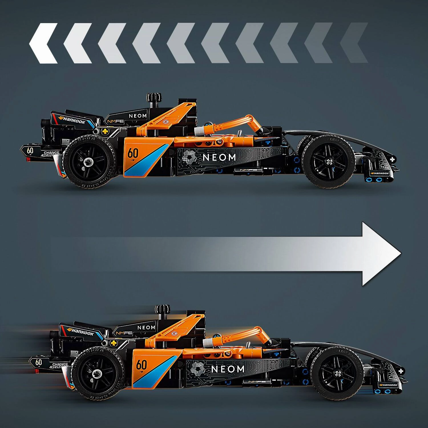Lego Technic 42169 NEOM McLaren Formula E Race Car for Ages 9 and Up