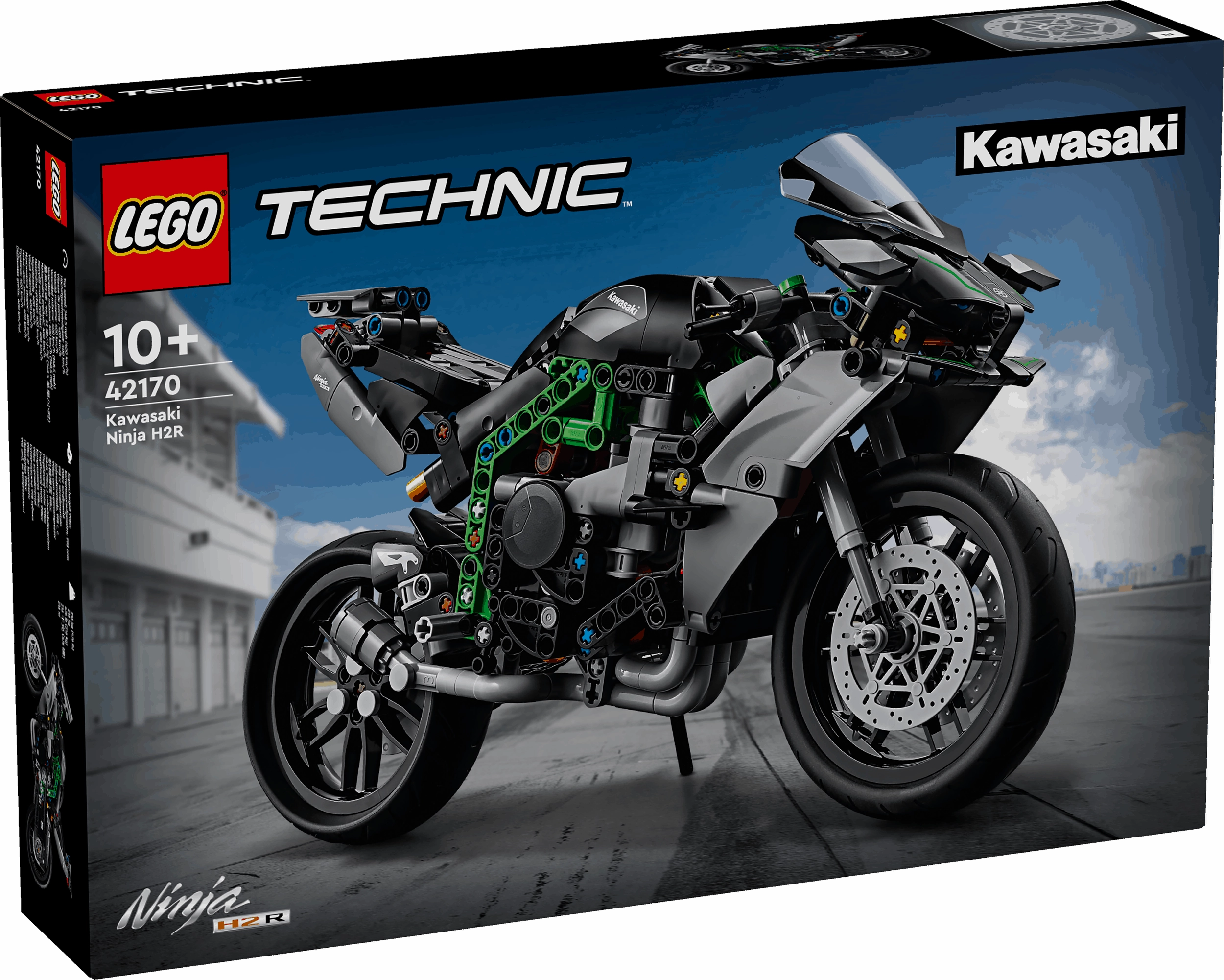 Lego Technic 42170 Kawasaki Ninja H2R Motorcycle Kit for Ages 10 & Up