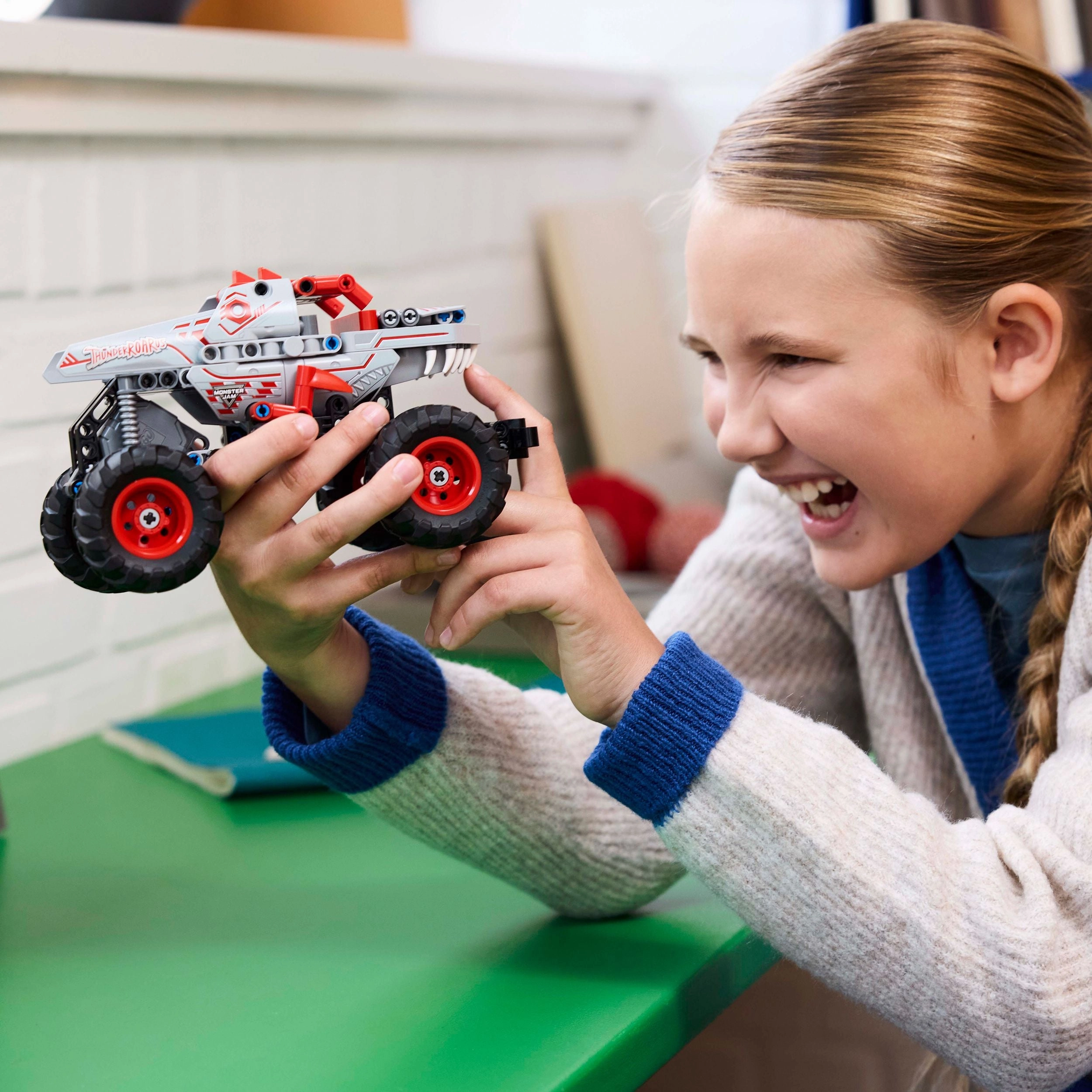 Lego Technic 42200 Monster Jam ThunderROARus Pull-Back Toy for Ages 7 