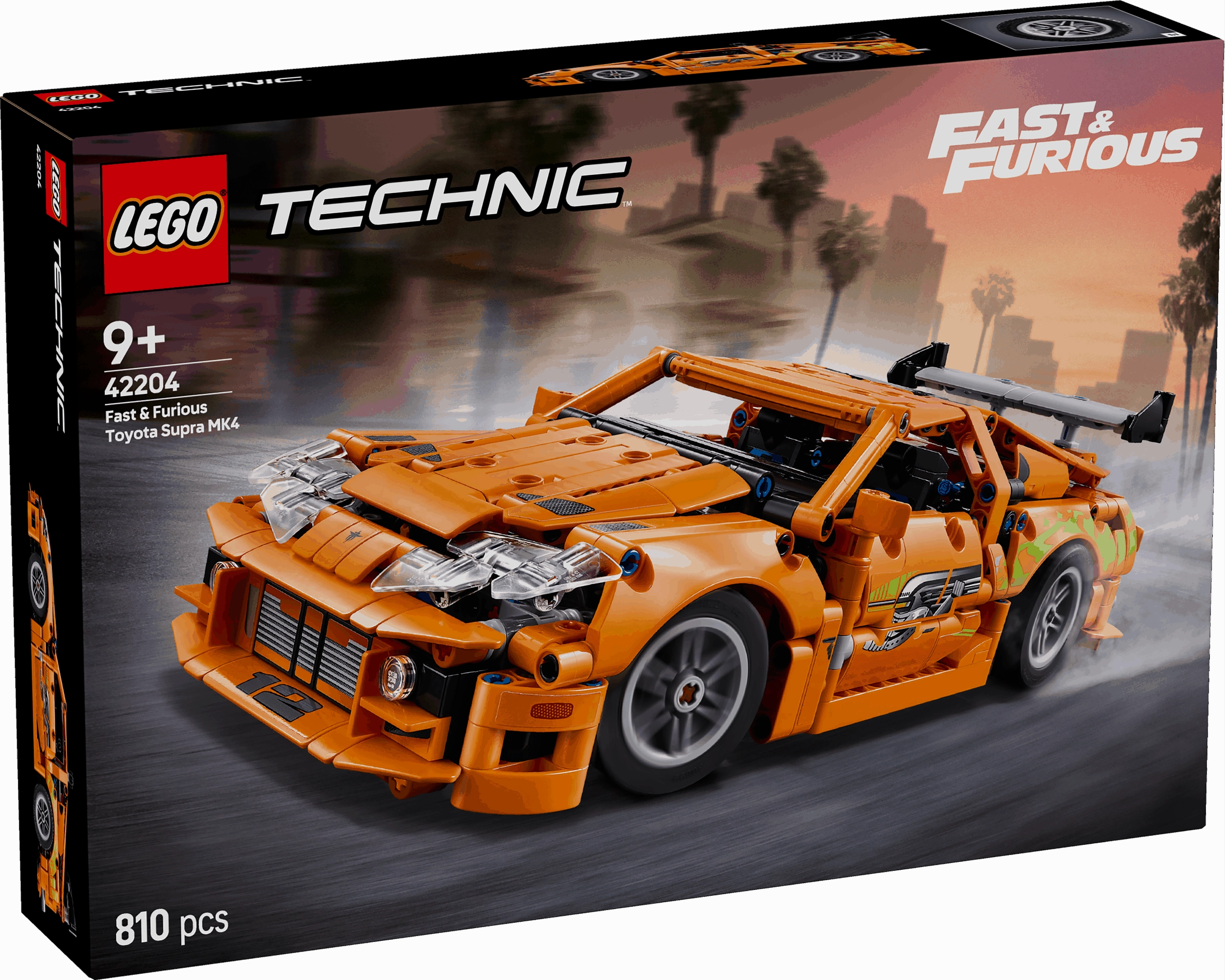 Lego Technic 42204 Fast & Furious Toyota Supra MK4 Playset for Ages 9 
