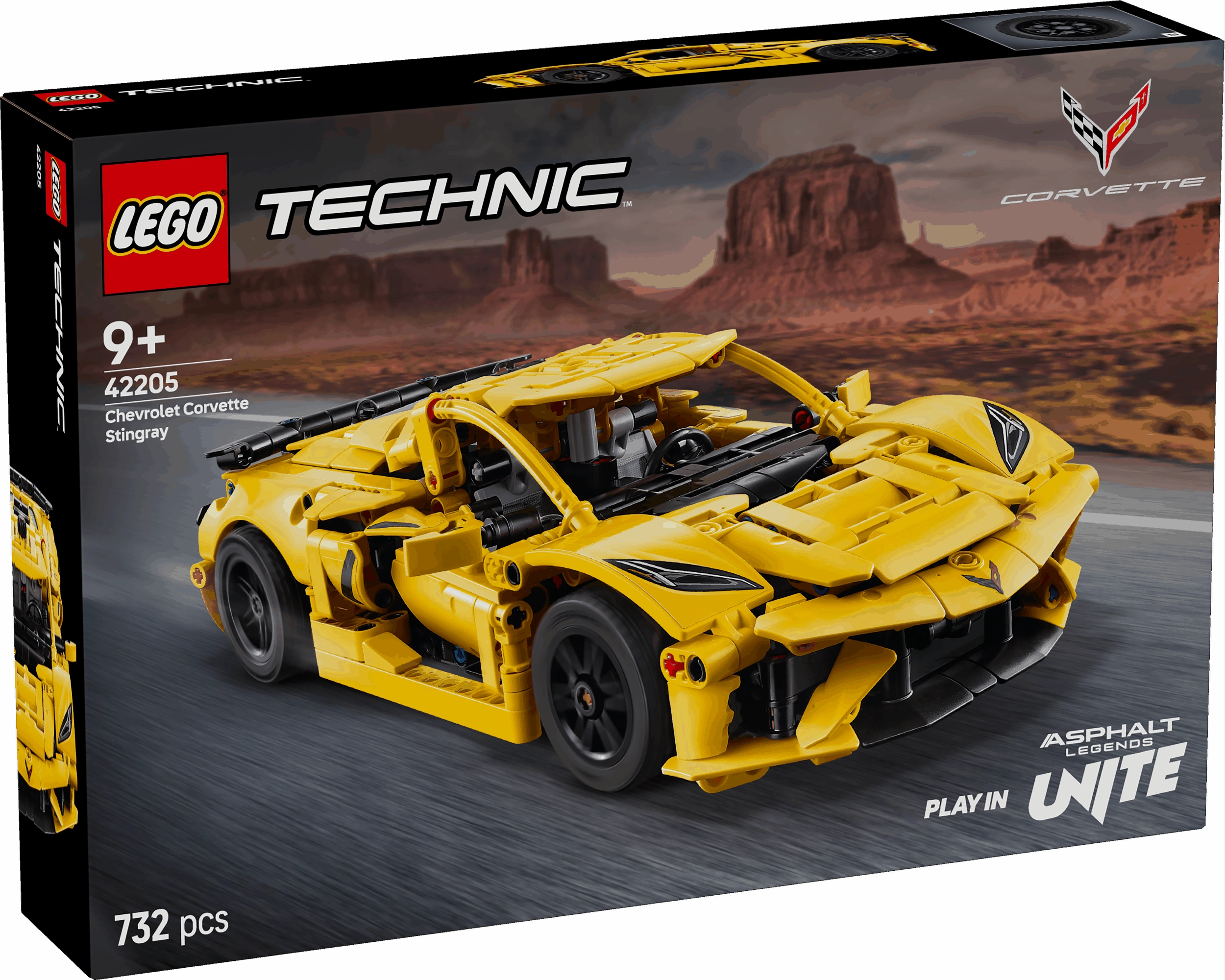 Lego Technic 42205 Chevrolet Corvette Stingray Playset for Ages 9 & Up