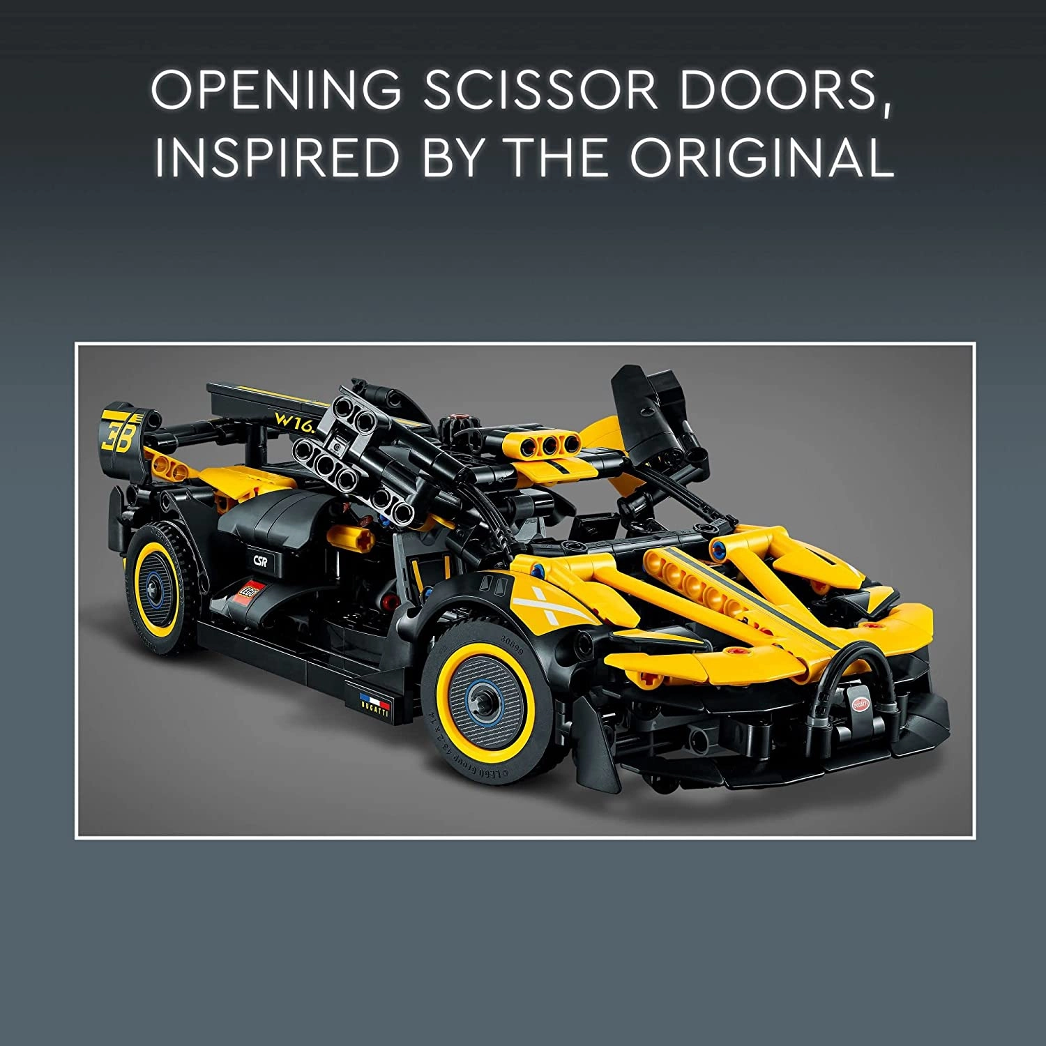 LEGO Technic Bugatti Bolide Racing Car Model Building Kit For Ages 9 