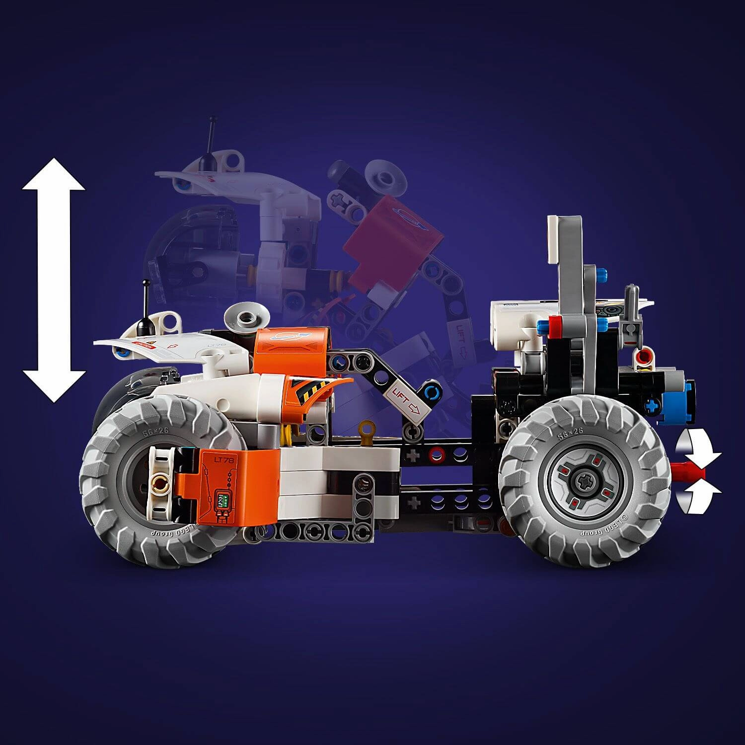 Lego Technic Space 42178 Surface Space Loader LT78 for Ages 8 and Up