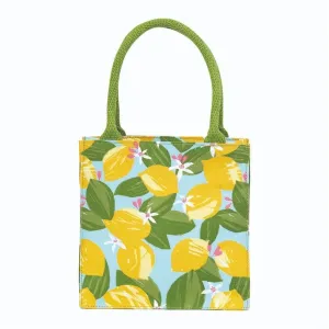 Lemon Blossoms Reusable Itsy Bitsy Gift Bag