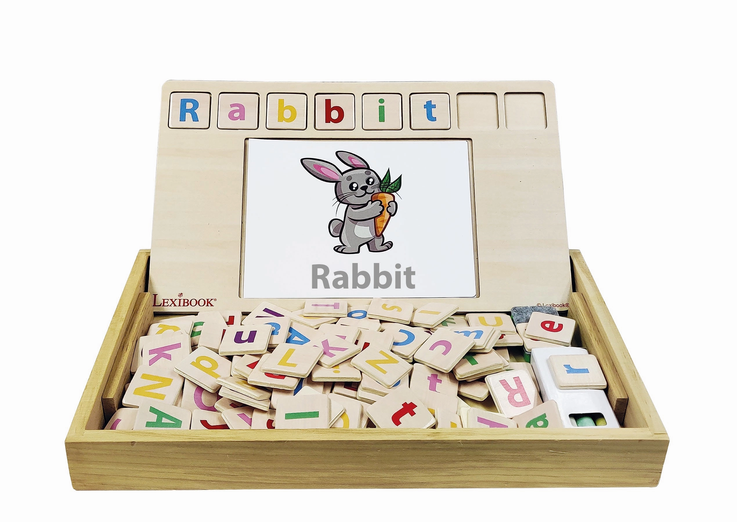 Lexibook Bio Toys Word School - Bilingual Learning Set in English and Spanish