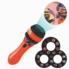 LEXIBOOK Miraculous Ladybug Story Projector - Interactive LED Torchlight