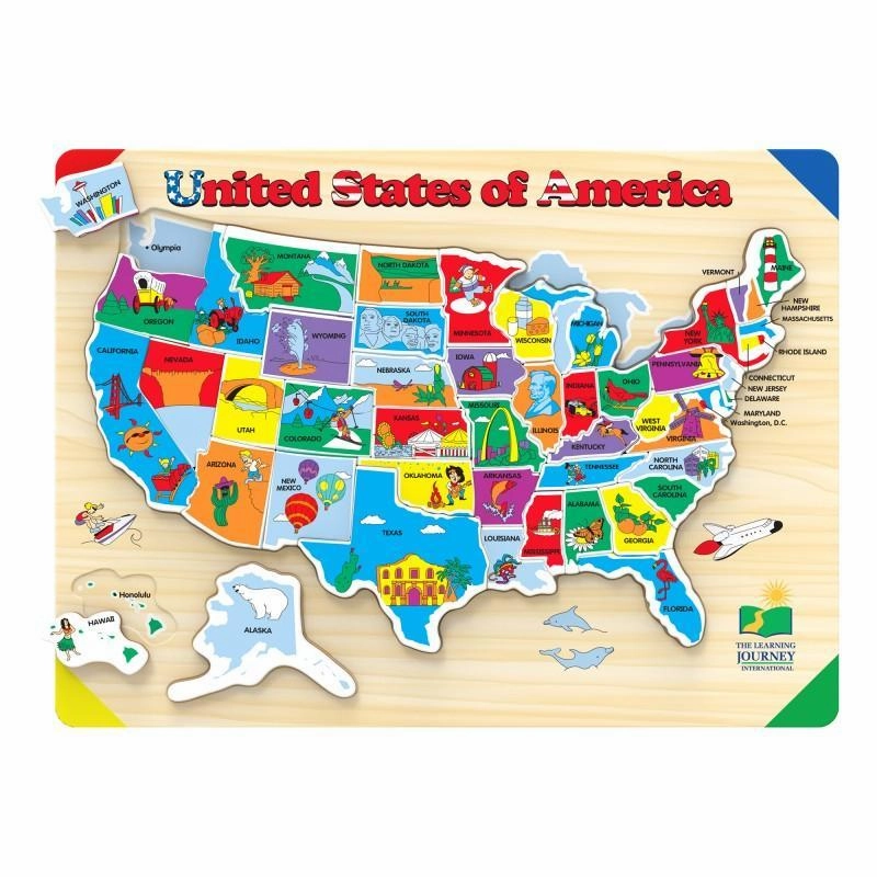 Lift & Learn USA Map