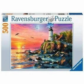 Lighthouse at Sunset