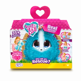 Little Live Pets Scruff A Luvs Real Rescue Surprise Interactive Pet Blue