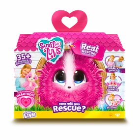 Little Live Pets Scruff A Luvs Real Rescue Surprise Interactive Pet Pink