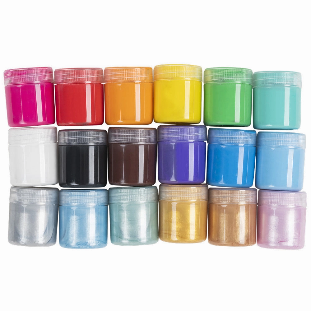 Little Yellow Bicycle Kids' Tempera Paint Kit - 18 Vibrant Colors