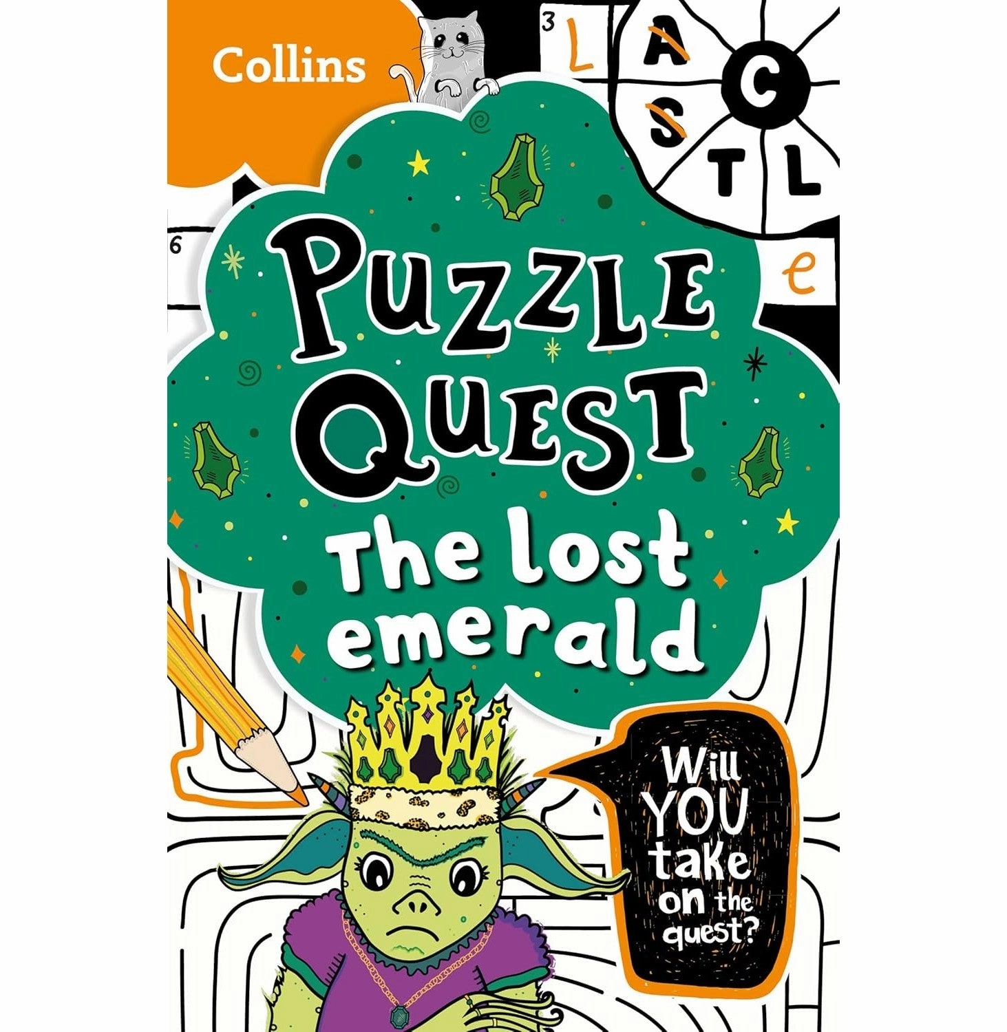 Lost Emerald: Solve More Than 100 Puzzles in This Adventure Story for Kids Aged 7  Collins Kids and Hunt Kia Marie