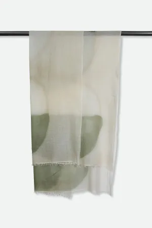 LUNAR GOLD SCARF IN HAND DYED CASHMERE