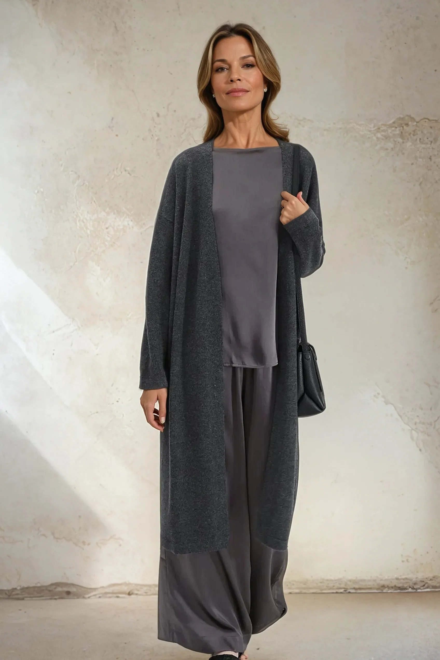 LYON LONG CARDIGAN IN CASHMERE