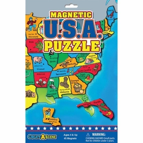 Magnetic USA Puzzle