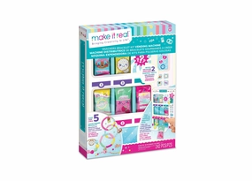 Make It Real Snackers Vending Machine DIY Bracelet Kit - Creative Jewelry Making Set for Kids