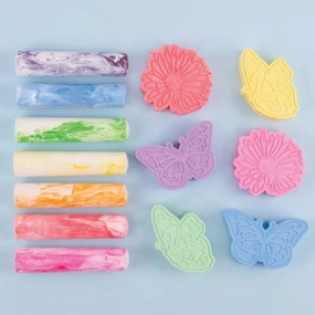 Make It Real Three Cheers For Girls Butterfly Garden Chalk Set