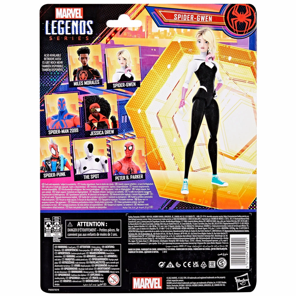 Marvel Legends Series Spider-Man Across The Spider-Verse Figure Spider-Gwen