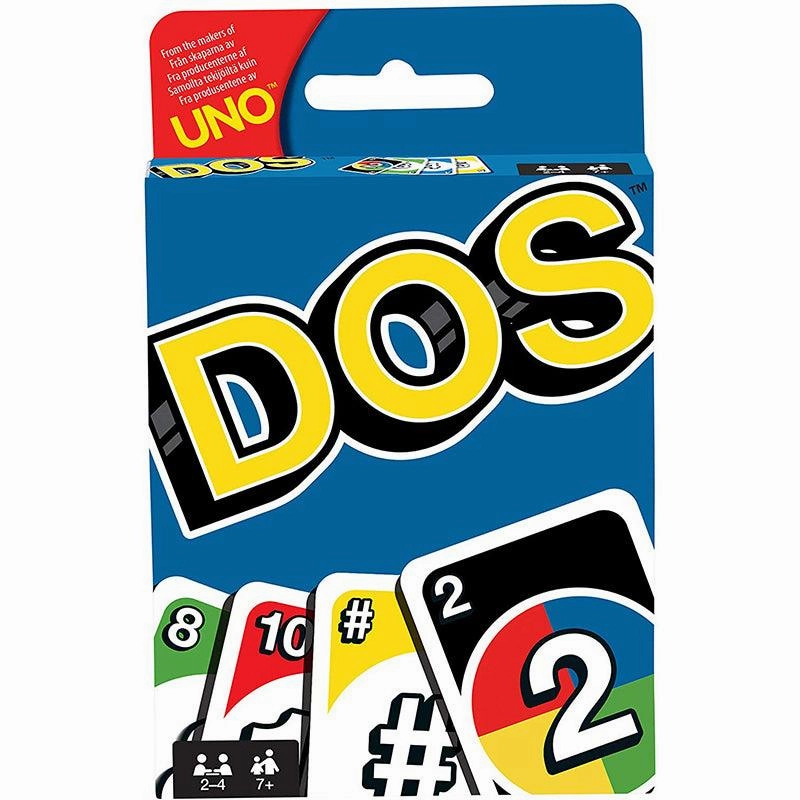 Mattel Games Uno Dos Family & Friends Card Game for Ages 7 
