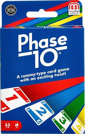 Mattel Games Uno Phase 10 Family & Friends Card Game for Ages 7 