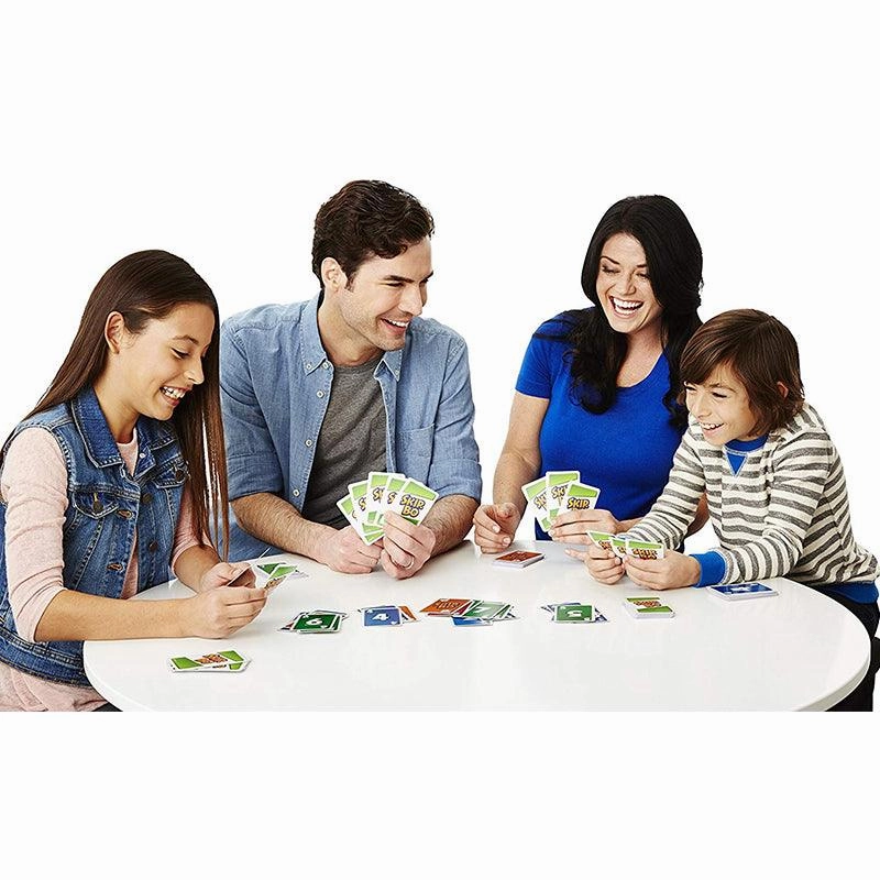 Mattel Games Uno Skip Bo Family & Friends Card Game for Ages 7 