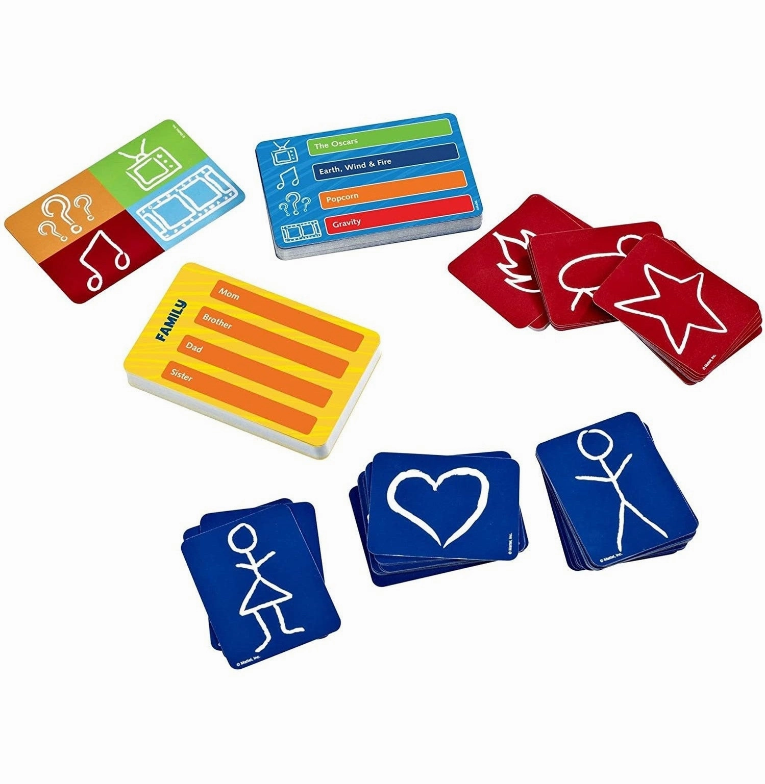 MATTEL PICTIONARY CARD GAME