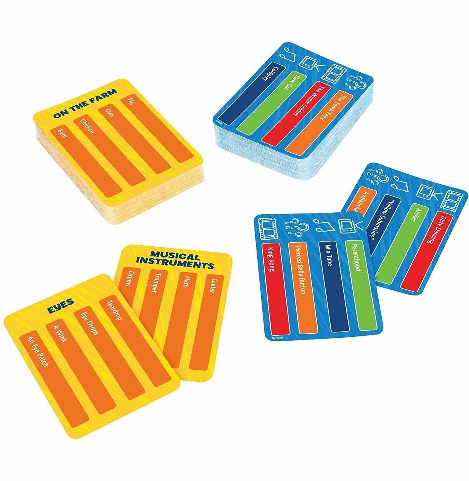 MATTEL PICTIONARY CARD GAME